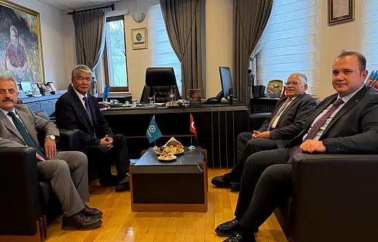 Başkan Büyükkılıç ile TÜRKSOY heyeti Ankara'da buluştu