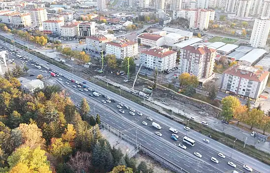 Kentin batısının trafik yükünü azaltacak proje hızla ilerliyor