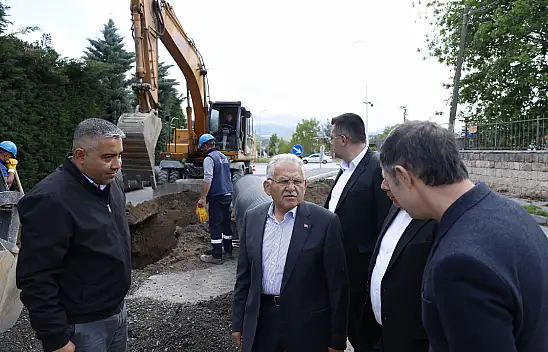 Başkan Büyükkılıç yatırımı inceledi: 25 milyon TL'lik!