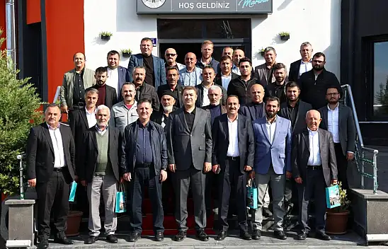 Başkan İlmek muhtarlar ile bir araya geldi! Bakın ne konuşuldu?