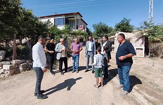 Başkan Öztürk ve Başkan İpekçi Yahyalı'da mahalle mahalle gezdi!