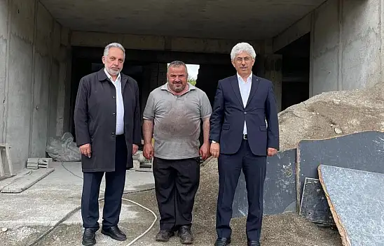 Başkan Yalçın, inşaat alanını yerinde inceledi!
