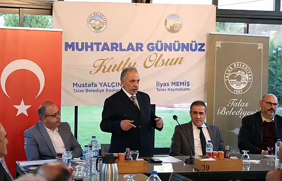 Başkan Yalçın: Muhtarlarımız mahallelerdeki gözümüz kulağımız