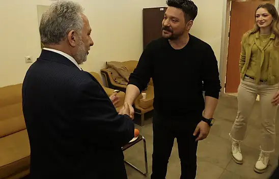 Başkan Yalçın Oğuzhan Uğur'la buluştu