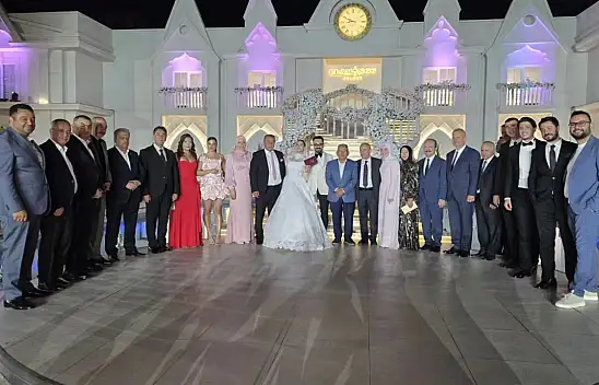 Başkanın oğlu evlendi! Siyaset ve iş dünyası düğünde buluştu
