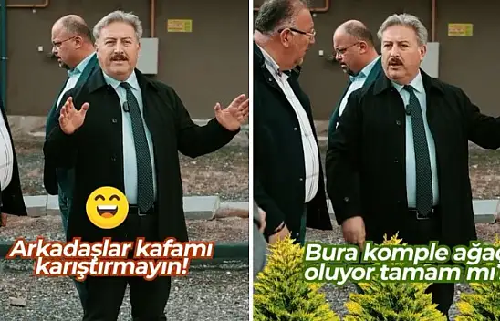 Başkanın peyzaj mesaisi.. Arkadaşlar kafamı karıştırmayın