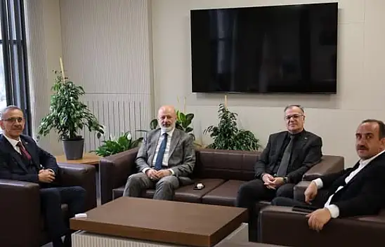 Başkanlardan yeni müdüre ziyaret