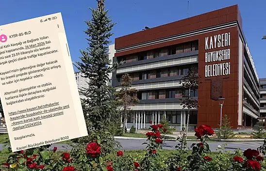 Belediye vatandaşları mesajla tek tek uyardı, 23:59'da kapanıyor