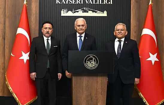 Binali Yıldırım'dan ilk ziyaret Kayseri Valiliği'ne