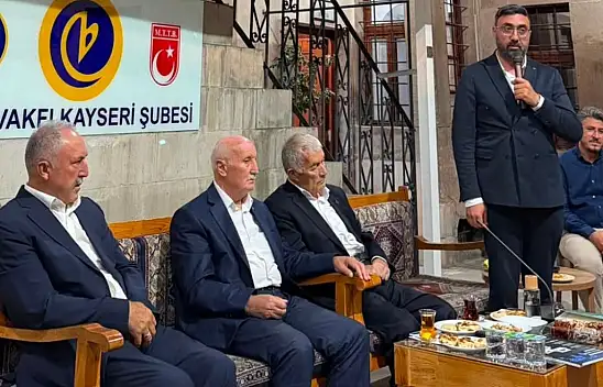 Birlik Vakfı Kurucular Kurulu Başkanı'na Kayseri'de sunum yapıldı!
