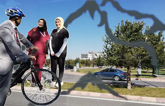 Bu sıra dışı görüntü Norveç ya da İsveç'te değil Kayseri'de çekildi!