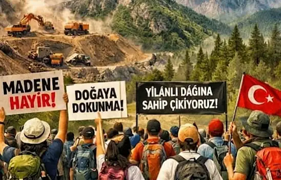 Bu yürüyüşe herkes davetli! Doğaseverler Yılanlı Dağı için yürüyecek