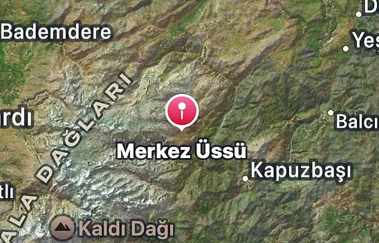 Bu kez Yahyalı'da 3 büyüklüğünde deprem