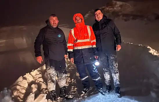 Bünyan'da karla mücadele