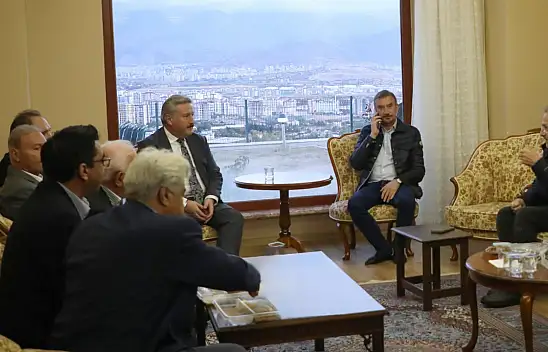 Büyük acı yaşayan Kayserili Başkana taziye ziyareti