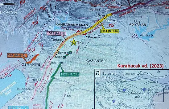 Büyük depremler sonrasında kaç fay kırıldı?