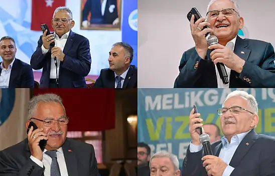 Büyükkılıç, her gittiği yerde telefona sarılıyor ve ilk onu arıyor! Hiçbir seçim bu kadar ayrı kalmamışlardı