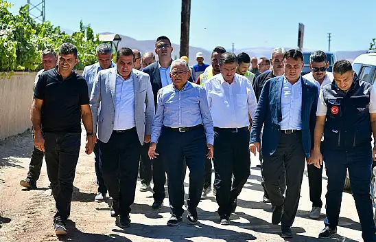 Büyükkılıç Kayseri'de alarm veren o bölgeye gitti