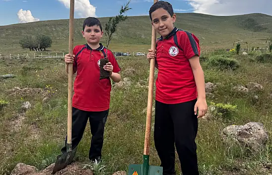 Büyükşehir'den Develi'de ağaçlandırma projesi hayata geçirildi