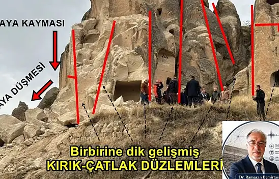Kapadokya'da can alan peribacası neden çöktü? Uzman isim açıkladı
