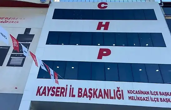 CHP Kayseri'de 5 günlük Başkanlık istifa ile bitti