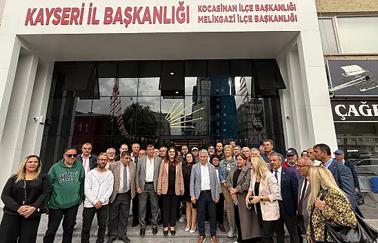CHP Kayseri'de yeni Başkan yeni il binasını gezdi!