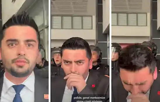 CHP Kayseri İl Başkanı Gözbaşı'nın zor anları! Konuşmakta güçlük çekti
