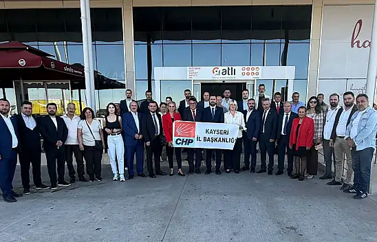 CHP Kayseri teşkilatı yola çıktı, Ankara'ya gidiyor...