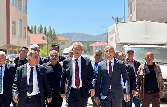 CHP'li Büyükşehir Belediye Başkanından Sarız ziyareti