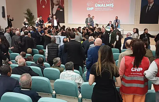 CHP Melikgazi İlçe Kongresi'nde tansiyon yükseldi!