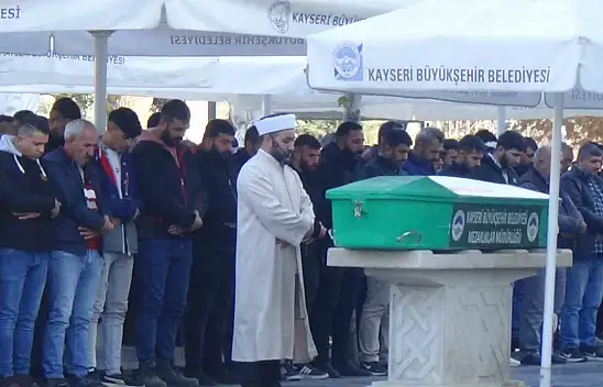 Kayseri'de cinayete kurban giden şahıs son yolculuğuna uğurlandı