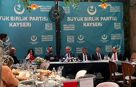 Destici Kayseri'de konuştu: Erdoğan aday olmalı!