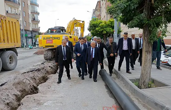 Develi'de 4 buçuk kilometrelik altyapı çalışmaları başladı