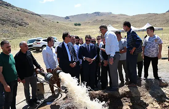 Develi'de beklenen proje hayata geçirildi: 10 Bin hayvana içme suyu sağlandı