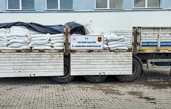 Develi'de milyonluk sevkiyat jandarmaya takıldı!