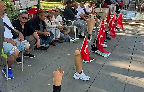 Develi'den Ankara'ya destek: Gaziler bir oldu!