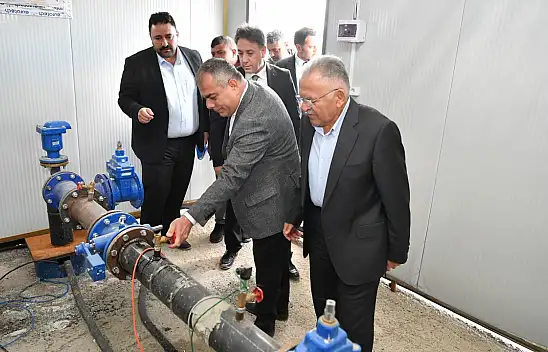Erciyes'in eteklerinde 200 metreden su çıktı!