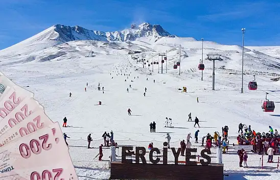 Erciyes Kayak Merkezi'ne zam geldi! Yeni bilet fiyatları belli oldu