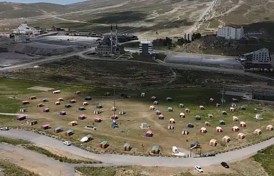 Erciyes'te çadır ve karavan fiyatları belli oldu