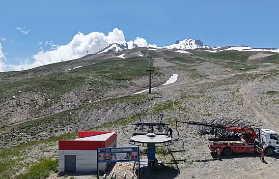 Erciyes'te sezon öncesi büyük hazırlık