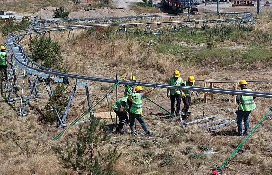 Erciyes'te yeni dönem başlıyor: 1100 metrelik dağ kızağında çalışmalar hızlandı!