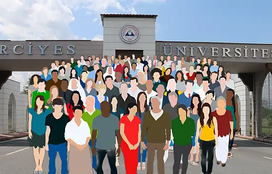 Erciyes Üniversitesi doldu taştı, yer kalmadı!