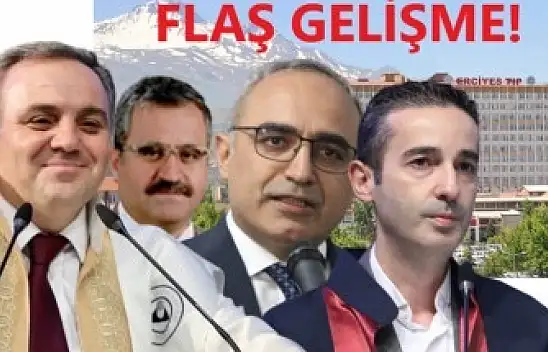 Erciyes Üniversitesi'nde flaş istifa… Şok iddialar…
