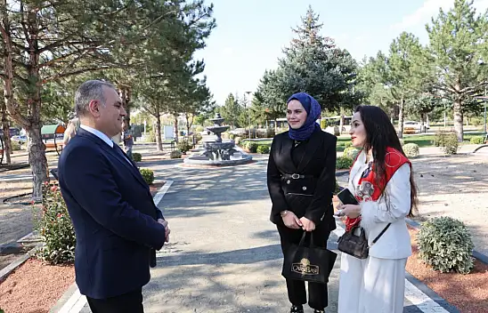 Erciyes Üniversitesi'nde yeni sosyal alan: Kampüsteki parkta çalışmalar sürüyor