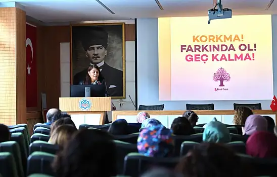 ERÜ'de meme kanseri farkındalığı: Riskler ve tarama yöntemleri anlatıldı