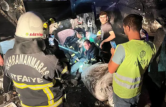 Kahramanmaraş'ta dehşet! Boya fabrikası patladı