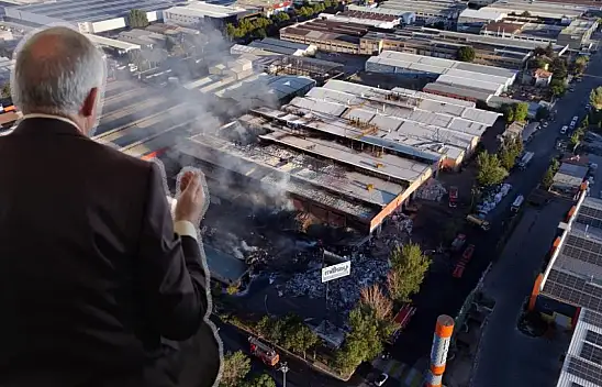 Fabrikası yanmıştı! Kayseri'deki o ünlü iş adamından dikkat çeken hareket