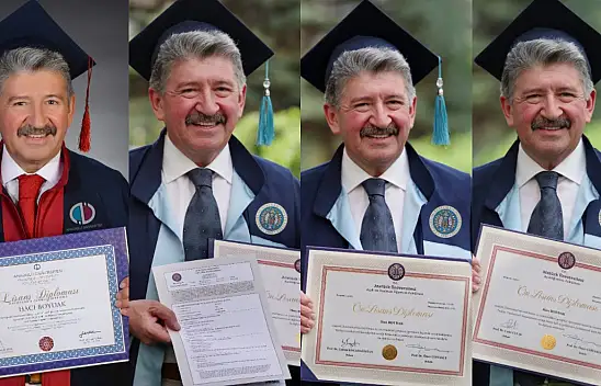 FETÖ'den ceza alan Hacı Boydak 5 üniversite bitirdi! Her diplomasıyla ayrı ayrı poz verdi