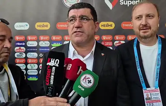 Galibiyet sonrası Kayserispor Başkanı Açıkalın ne dedi?