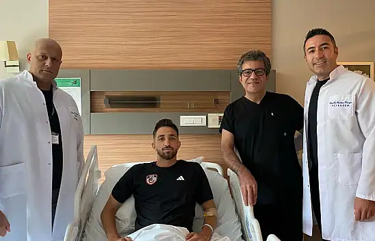 Gaziantepsporlu futbolcu Kayseri'de ameliyat oldu!